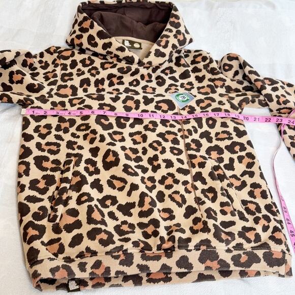 Miss Eatwell Tiramisuit Hoodie Leopard Heather McMahan Collab Size S/M - Picture 11 of 14